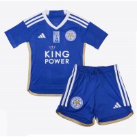 Leicester City Jamie Vardy #9 Replica Home Minikit 2023-24 Short Sleeve (+ pants)